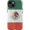 Mexico Flag Distressed iPhone 14 Plus Impact Case